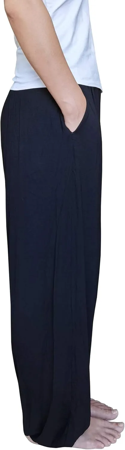 Hoerev Men Women Super Soft Yoga Pants Trousers Taiji Lounge Pant