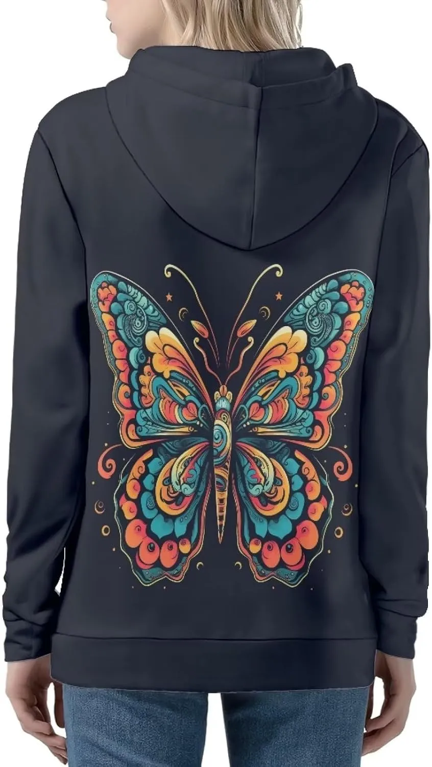 Hoodies for Women Zip Up Hoodie Jackets Hooded Sweater