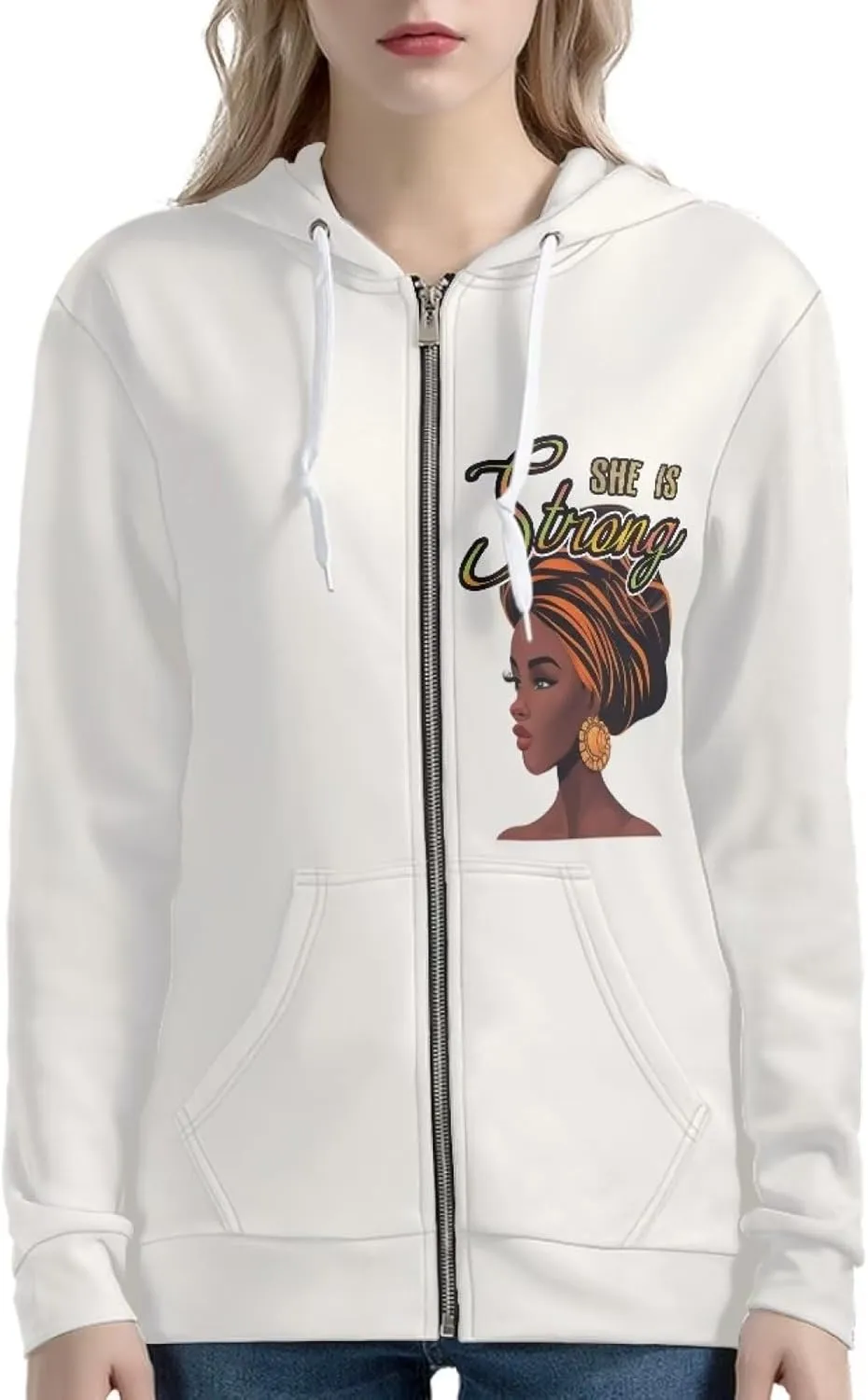 Hoodies for Women Zip Up Hoodie Jackets Hooded Sweater