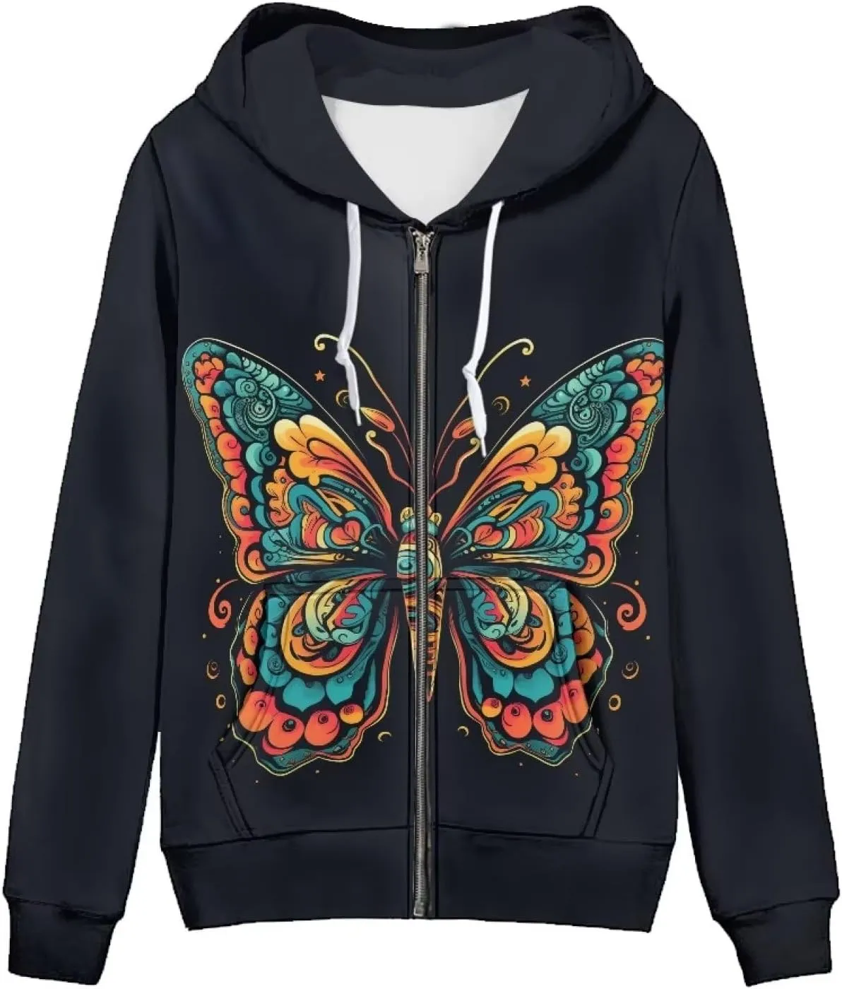 Hoodies for Women Zip Up Hoodie Jackets Hooded Sweater