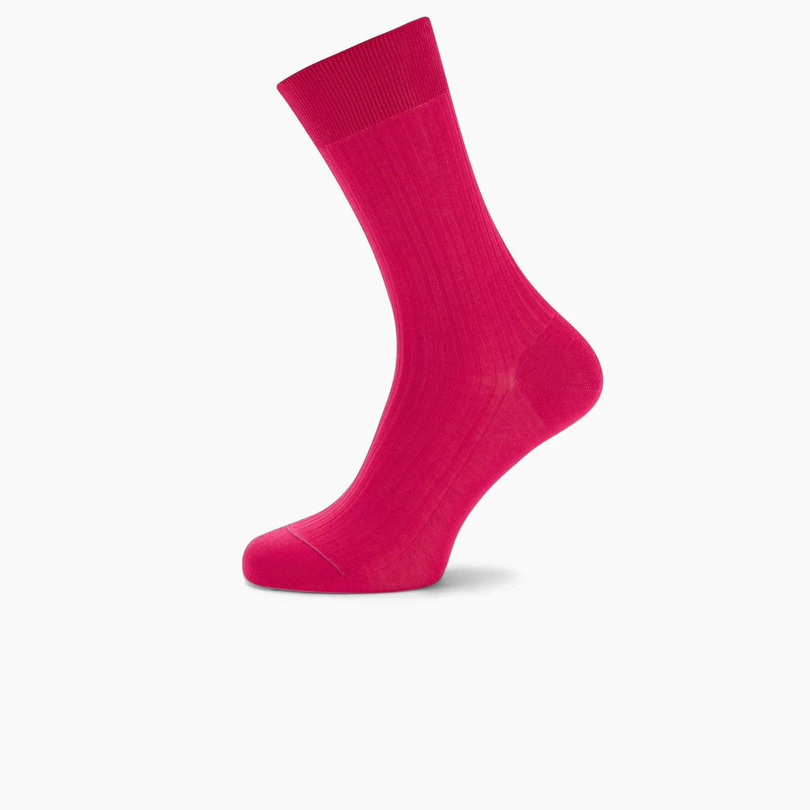 Hot Pink Short Cotton Socks
