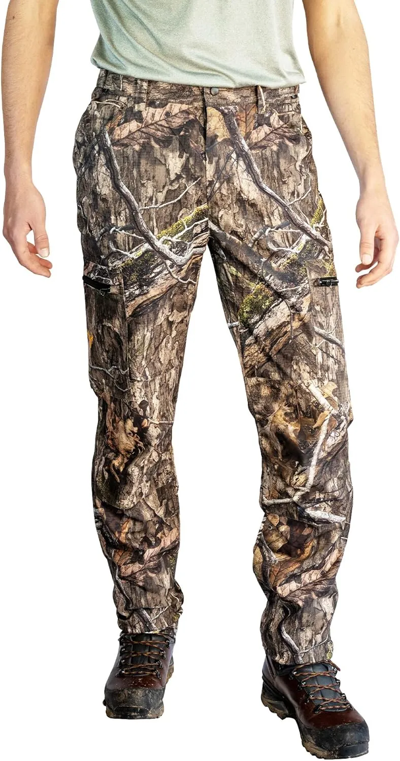 HOT SHOT Mens Camo Hunting Performance Pant  Camouflage Outdoor Pants for Men