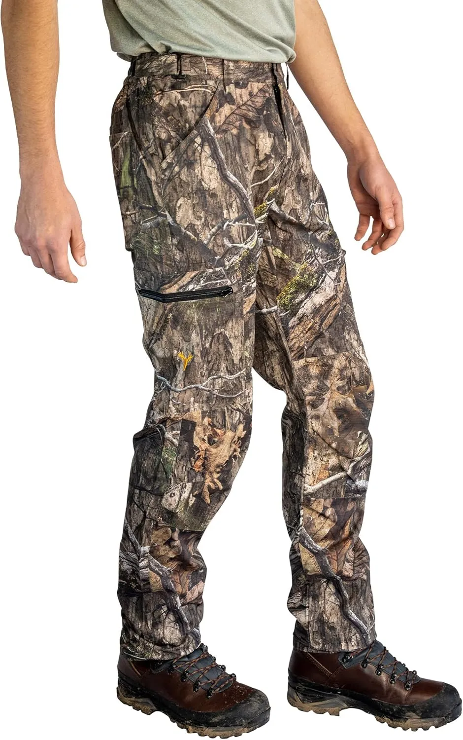 HOT SHOT Mens Camo Hunting Performance Pant  Camouflage Outdoor Pants for Men
