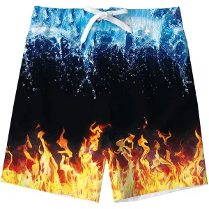 Ice & Fire Funny Boy Swim Trunk
