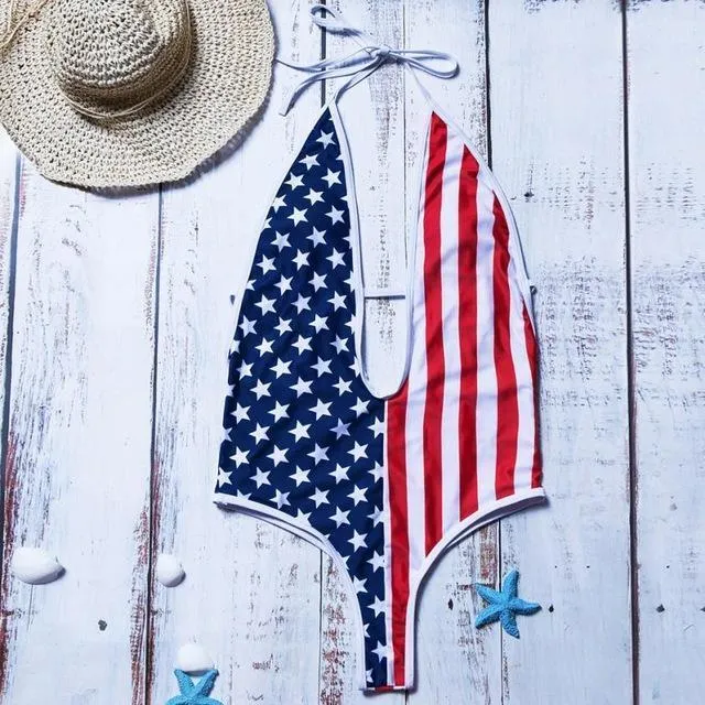 Independant Women One Piece Haute Patriot Swimsuit