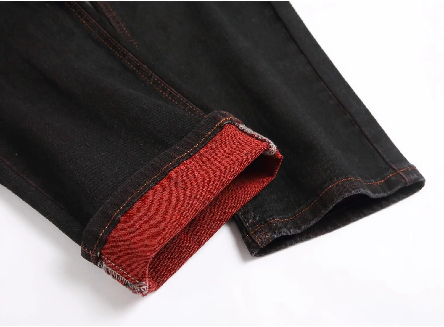 Jeans for Men Stretch Slim Fit Denim Comfort Flex Waist Colored Pants Strechy Regular Fit Tapered Leg