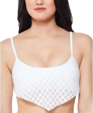 Jessica Simpson Womens Eyelet Hipster Swim Bottom Separates
