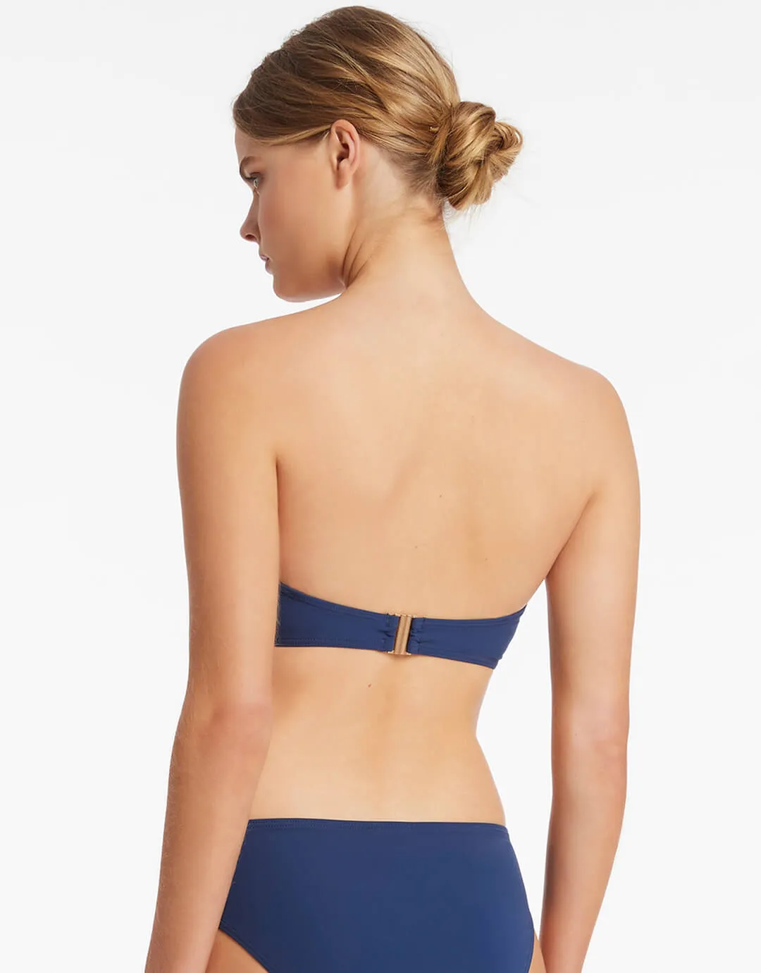 Jetset U Trim Bandeau Bikini Top - Pacific Blue