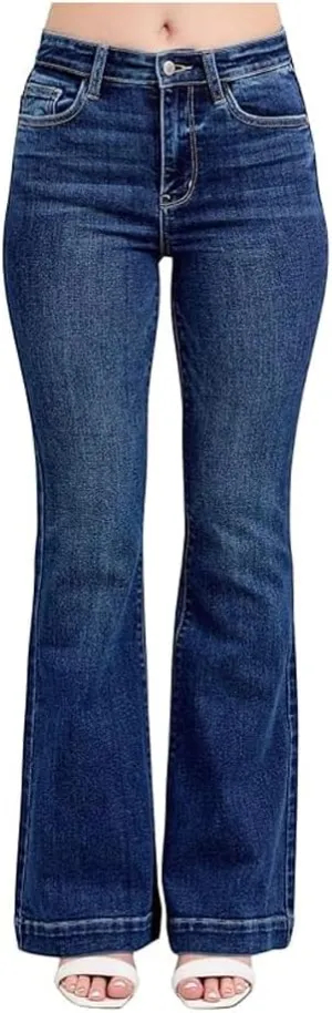 Judy Blue High Waist Trouser Flared Jeans, 82637