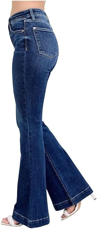 Judy Blue High Waist Trouser Flared Jeans, 82637