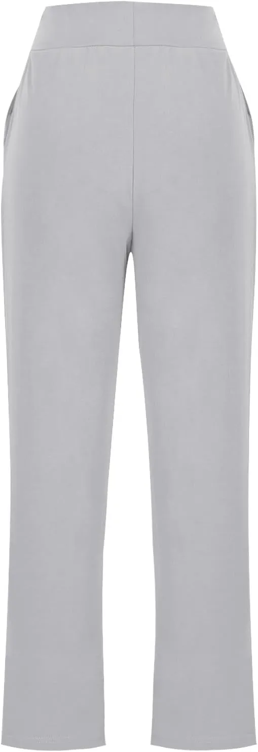 Juniors High Cut Flare Wide Leg Trousers Pants Trousers Pants for Women Track Athletic Yoga Trousers Pants