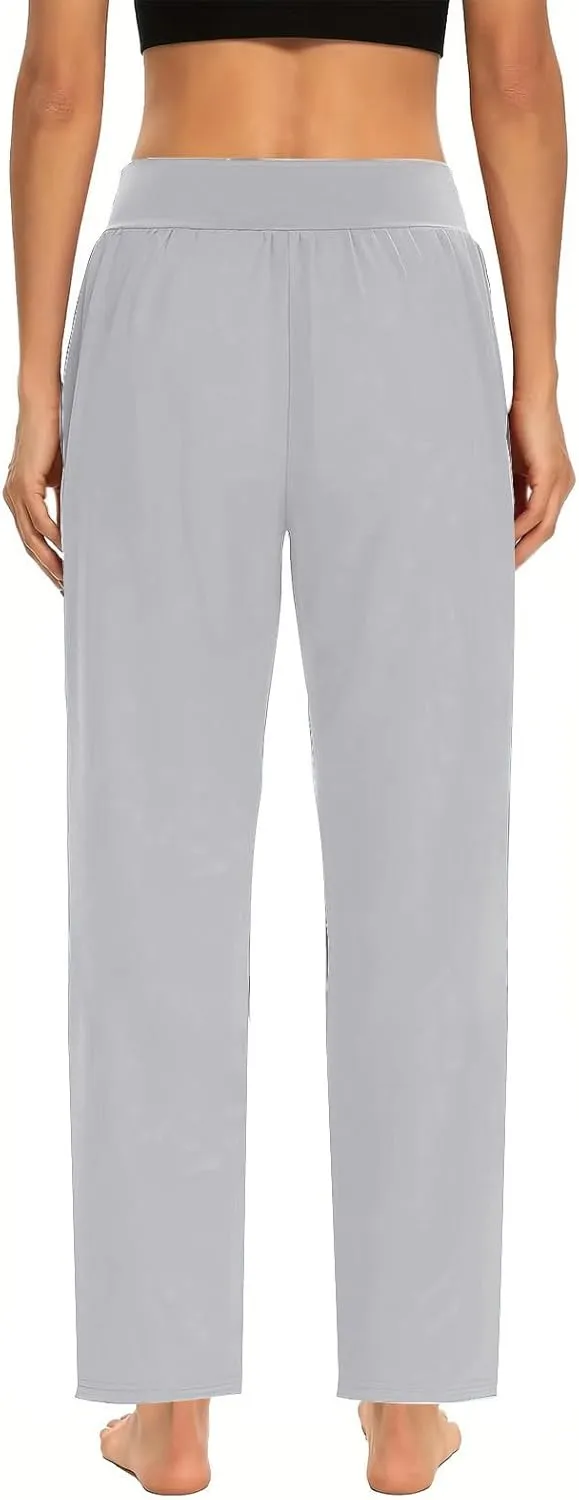 Juniors High Cut Flare Wide Leg Trousers Pants Trousers Pants for Women Track Athletic Yoga Trousers Pants