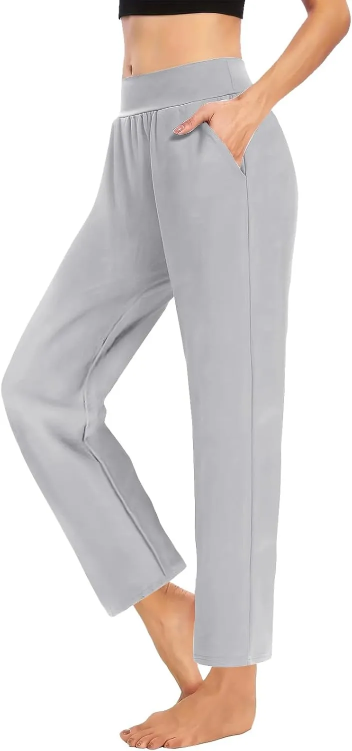 Juniors High Cut Flare Wide Leg Trousers Pants Trousers Pants for Women Track Athletic Yoga Trousers Pants