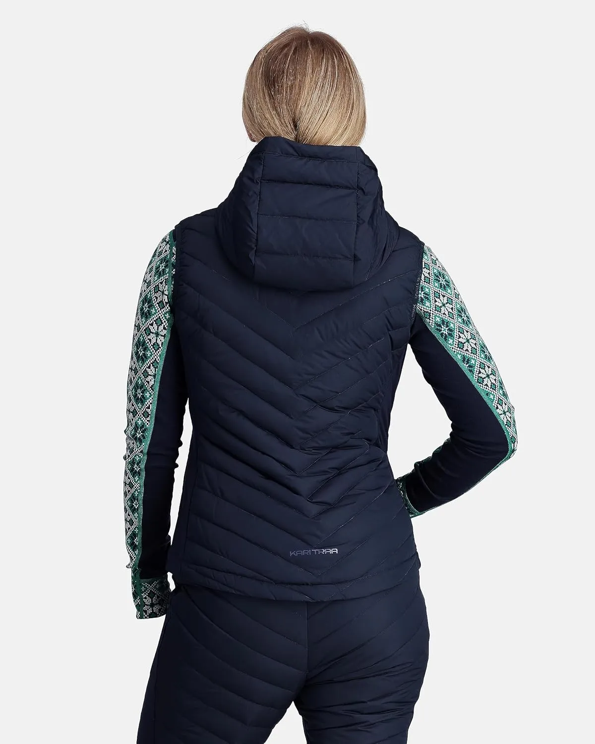 Kari Traa Eva Women's Down Vest, Lightweight Winter Jacket Women, Water-Resistant Down Jacket with Hood, Winter Outerwear