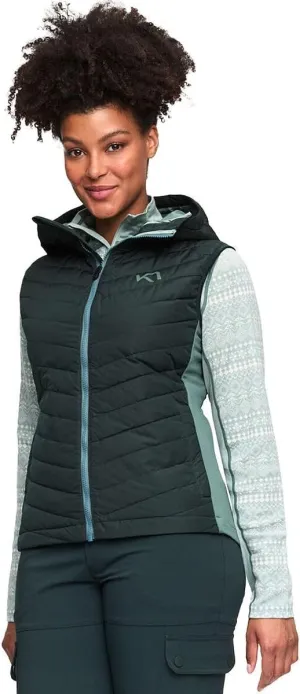 Kari Traa Eva Women's Down Vest, Lightweight Winter Jacket Women, Water-Resistant Down Jacket with Hood, Winter Outerwear
