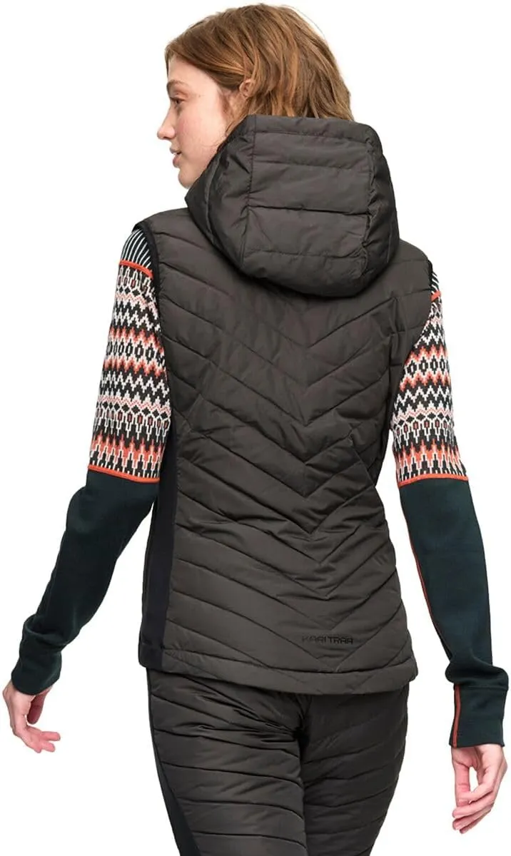 Kari Traa Eva Women's Down Vest, Lightweight Winter Jacket Women, Water-Resistant Down Jacket with Hood, Winter Outerwear