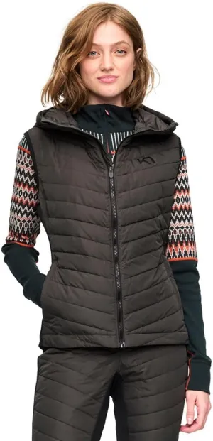 Kari Traa Eva Women's Down Vest, Lightweight Winter Jacket Women, Water-Resistant Down Jacket with Hood, Winter Outerwear