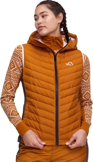 Kari Traa Eva Women's Down Vest, Lightweight Winter Jacket Women, Water-Resistant Down Jacket with Hood, Winter Outerwear