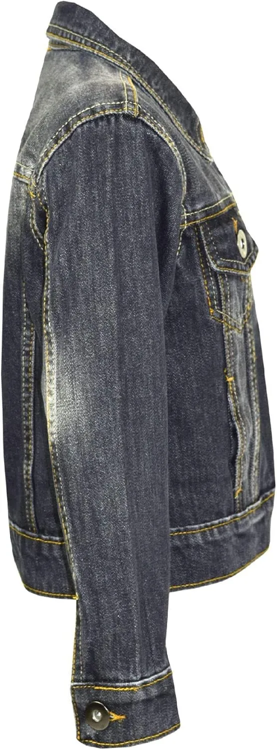 Kids Girls Jackets Designer Denim Style Fashion Jean Jacket Coat New Age 3-13 Yr