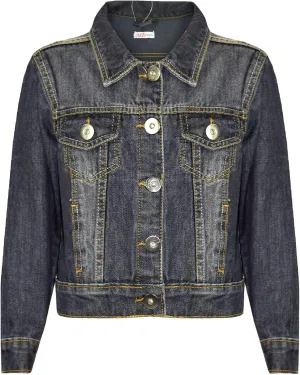 Kids Girls Jackets Designer Denim Style Fashion Jean Jacket Coat New Age 3-13 Yr