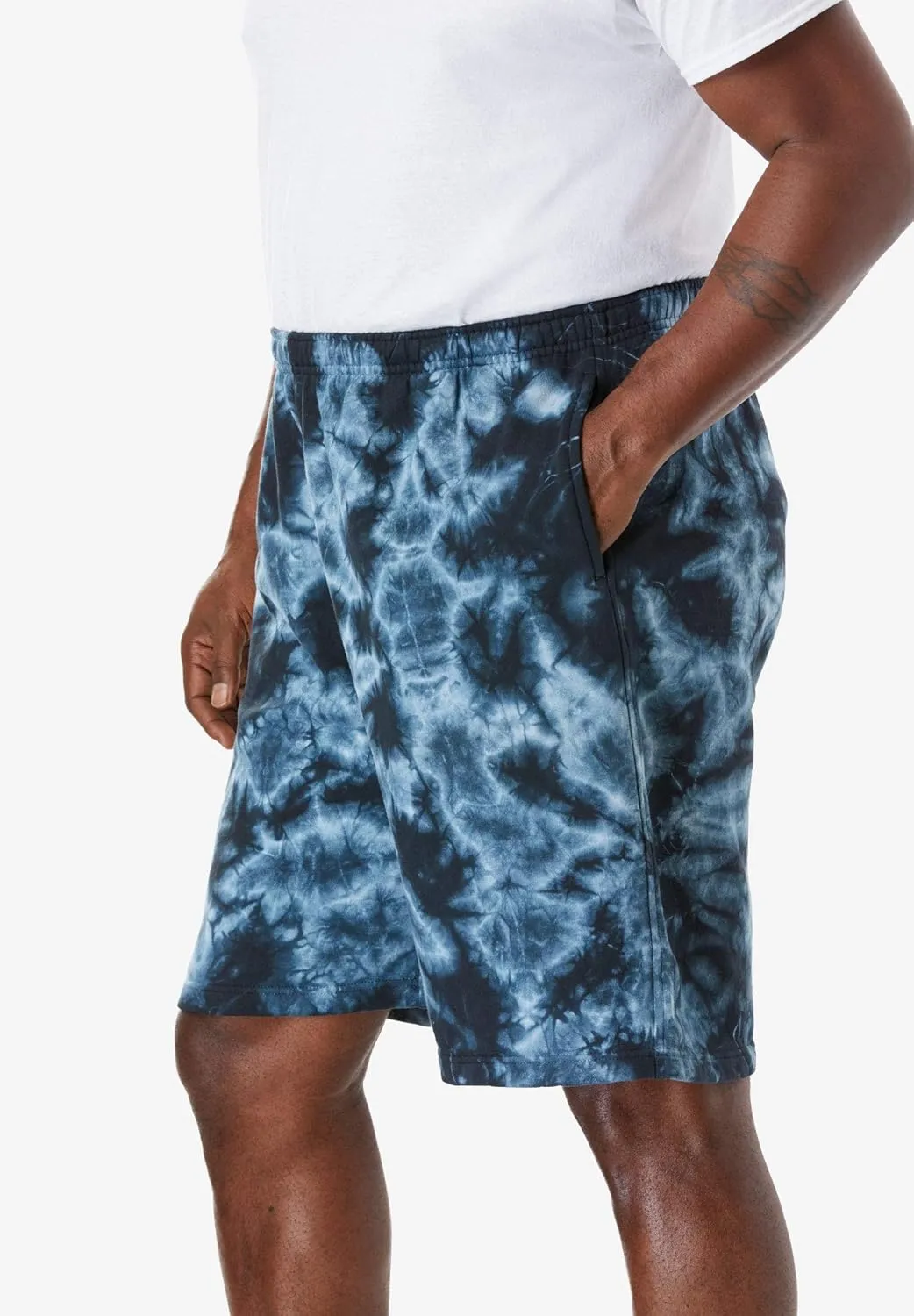 KingSize Men's Big & Tall Comfort Fleece Shorts