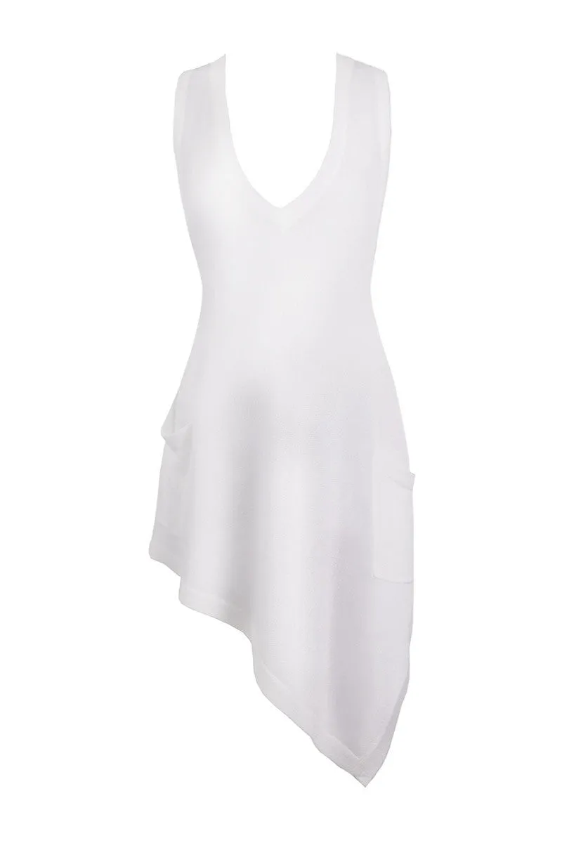 Knit Tank in White