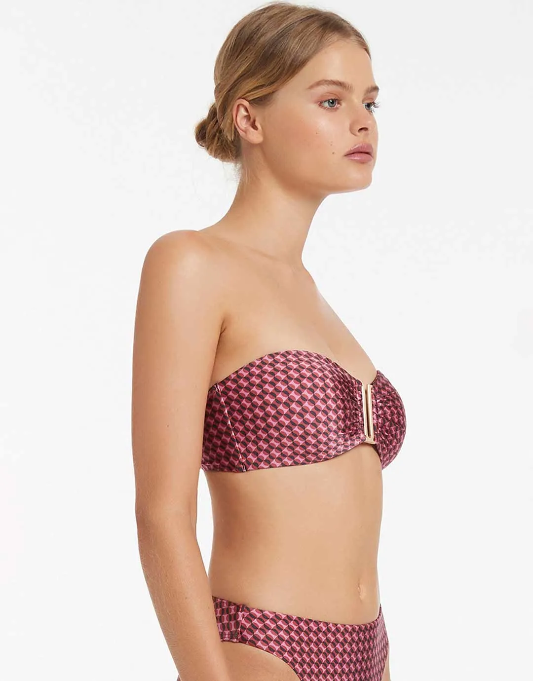 Lalita Bandeau Bikini Top - Orchid