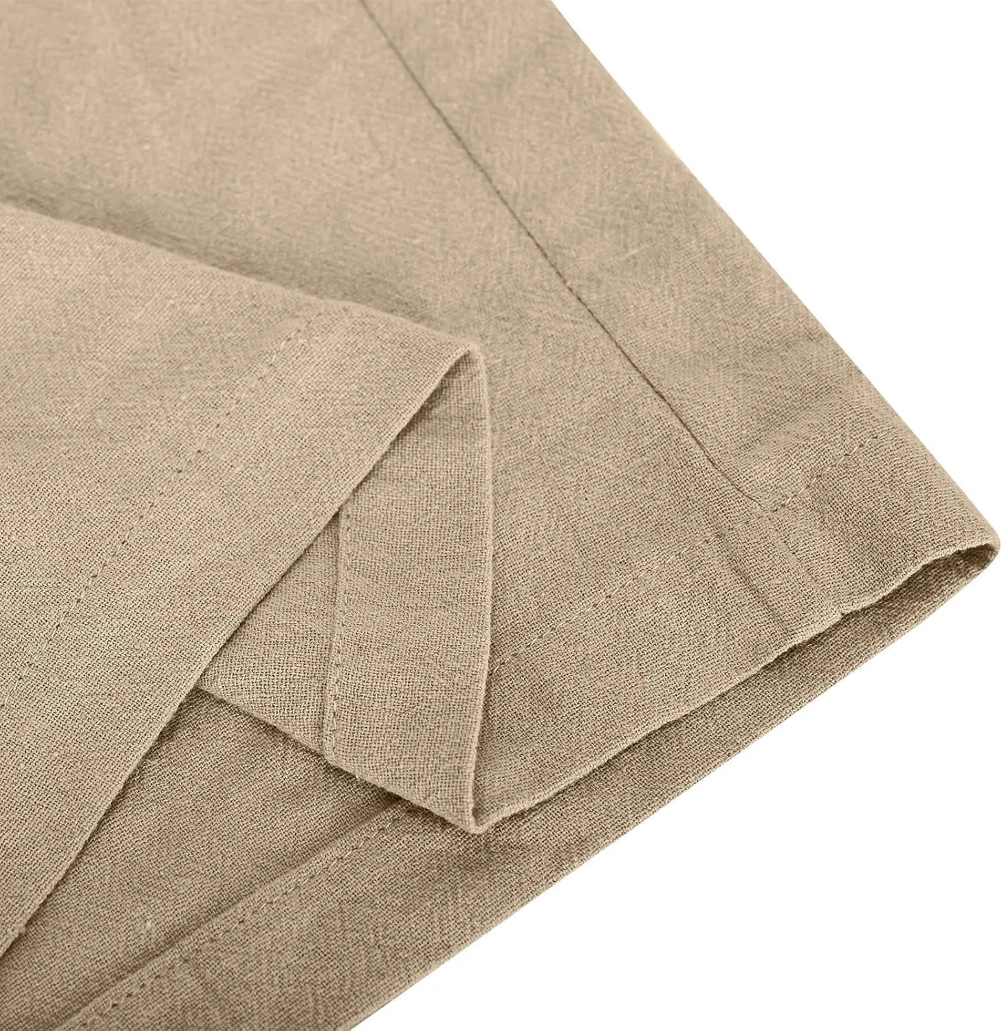 Lastesso Palazzo Pants for Women Casual Lightweight Linen Cotton Outfits with Pockets Soft High Waist Summer Lounge Trousers