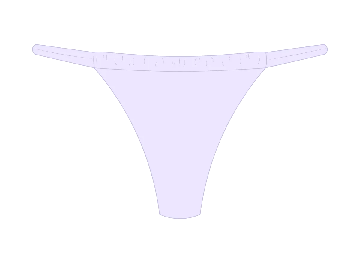 Lavender Tie-Knot Bottoms