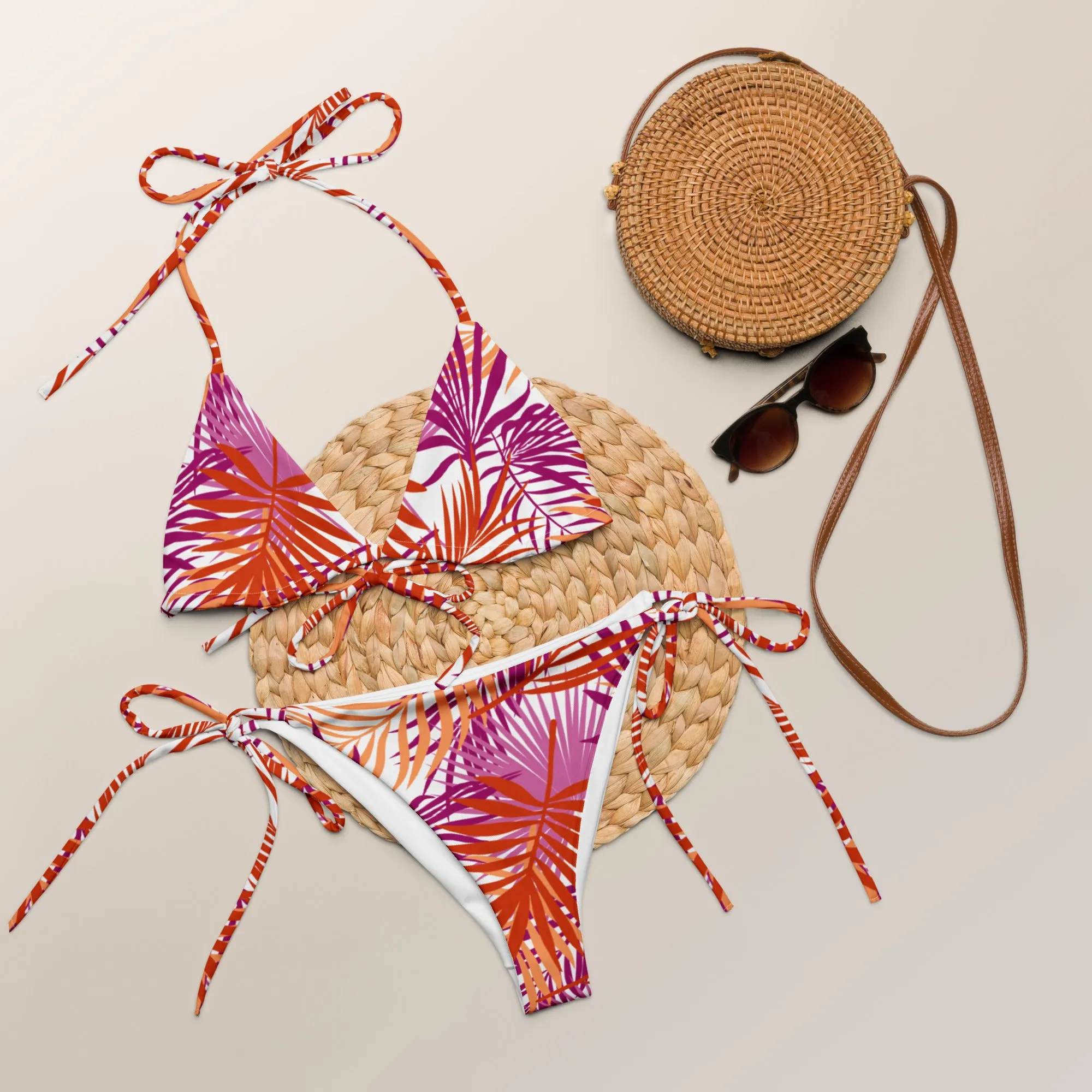 Lesbian Palm String Bikini Bottom