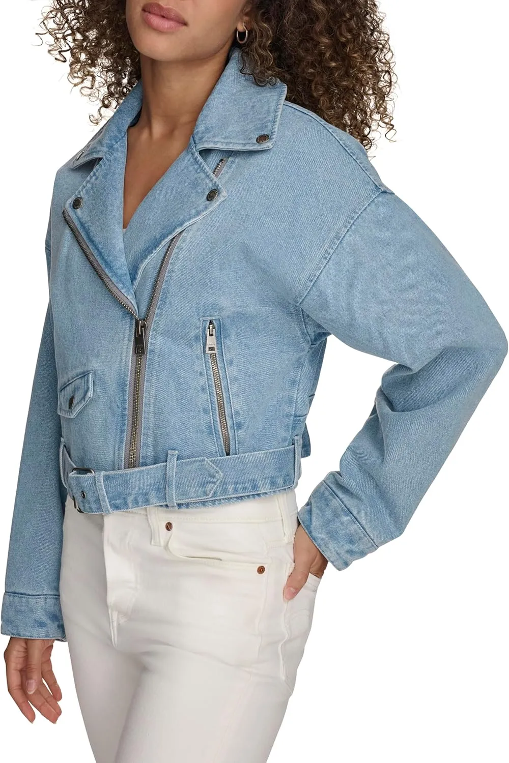 Levi's Women's Cropped Denim Moto