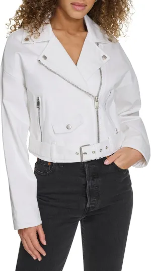 Levi's Women's Cropped Denim Moto