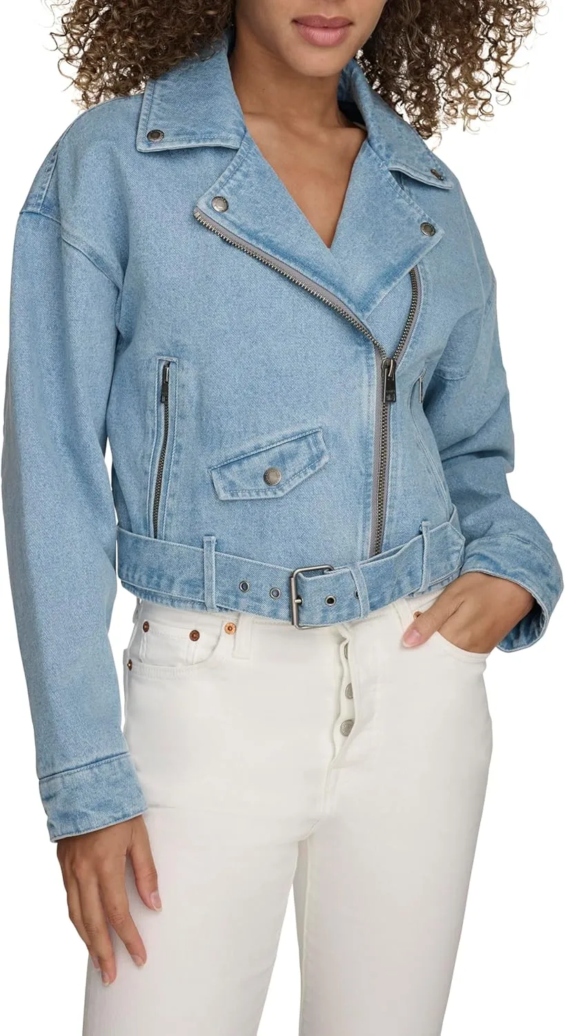 Levi's Women's Cropped Denim Moto