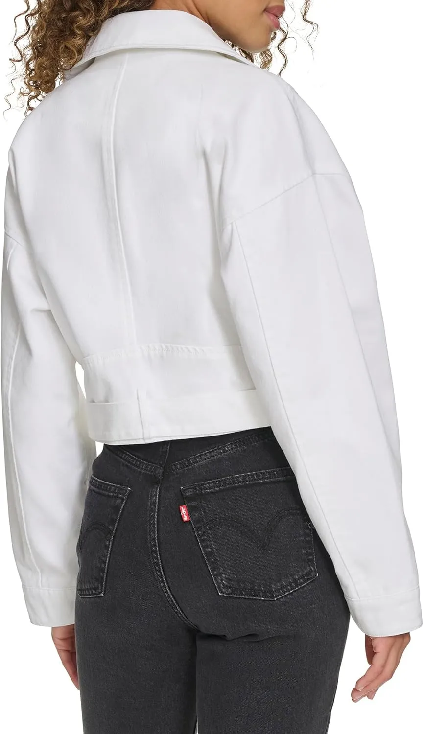 Levi's Women's Cropped Denim Moto