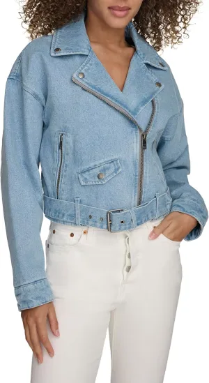 Levi's Women's Cropped Denim Moto
