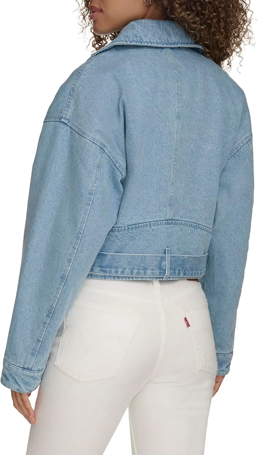Levi's Women's Cropped Denim Moto