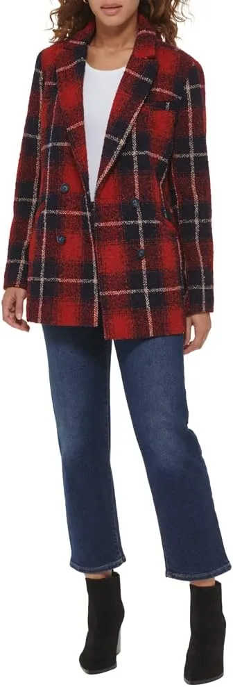 Levi's Women's Wool Blend Double Breasted Blazer