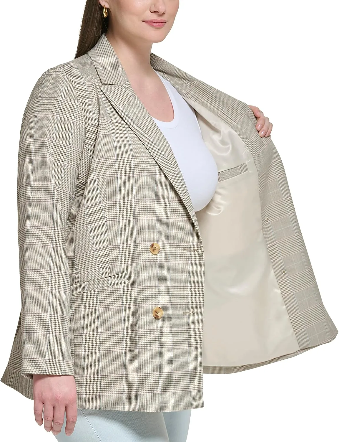 Levi's Women's Wool Blend Double Breasted Blazer