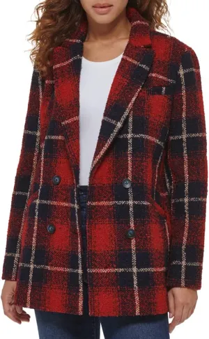 Levi's Women's Wool Blend Double Breasted Blazer