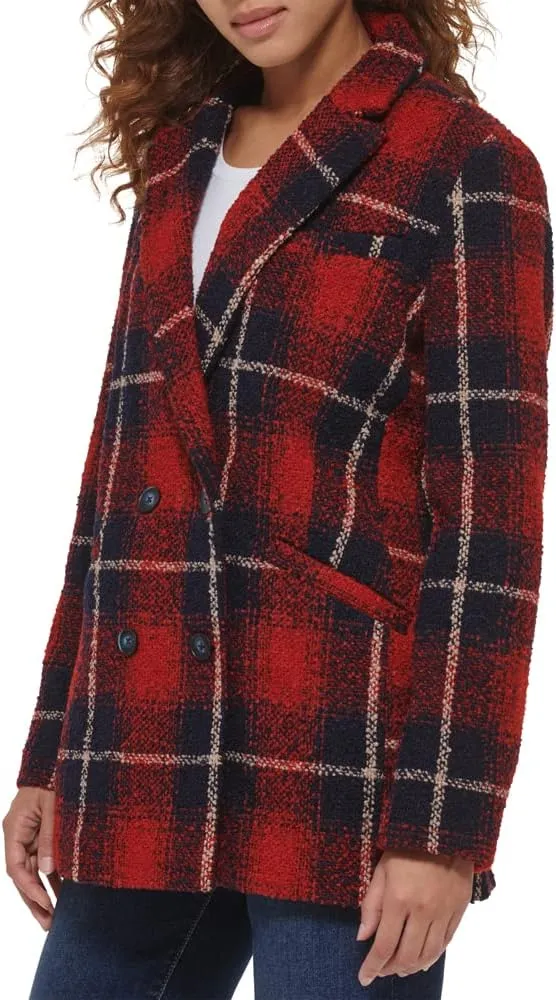Levi's Women's Wool Blend Double Breasted Blazer