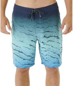 Lip Curl 033MBO / MIRAGE MEDINA Men's Board Shorts (Durable Water Repellent, Stretchable), Retro Blue, 32