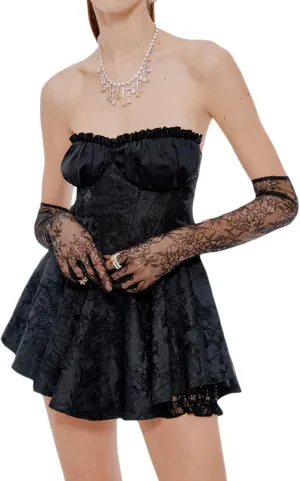 lisenraIn Women Strapless Tube Dress Y2k Off Shoulder Short Tube Dress Summer Sexy Going Out Mini Dress Party Clubwear
