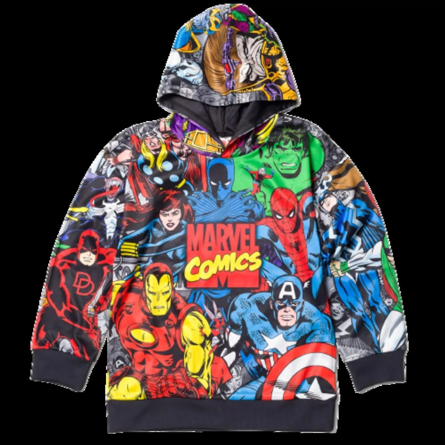 Marvel Avengers Fleece Pullover Hoodie Toddler to Big Kid Sizes (2T - 18-20)
