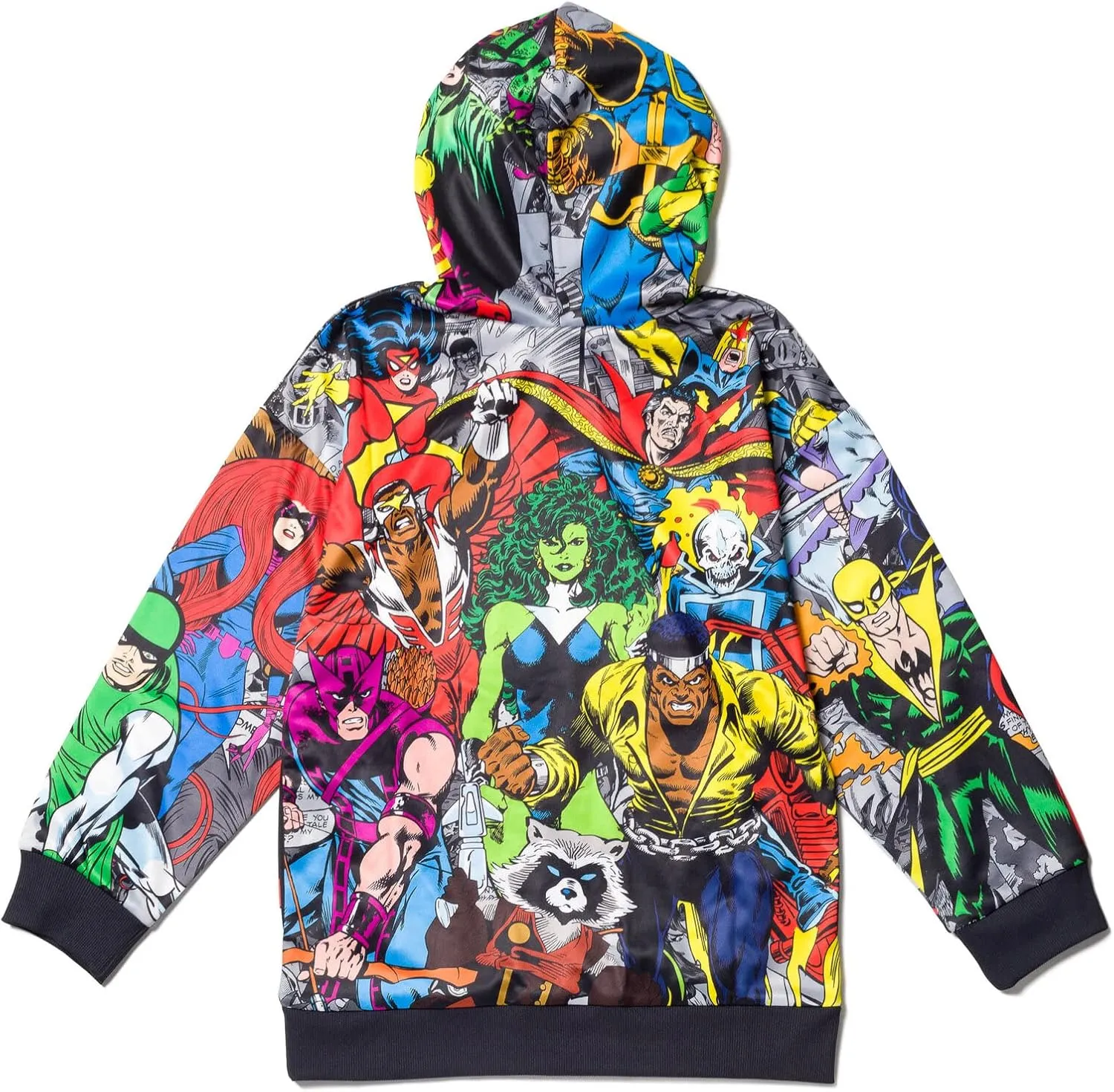 Marvel Avengers Fleece Pullover Hoodie Toddler to Big Kid Sizes (2T - 18-20)