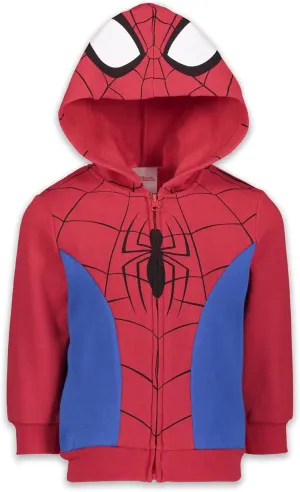 Marvel Spider-Man Spider-Verse Venom Zip Up Hoodie Toddler to Big Kid