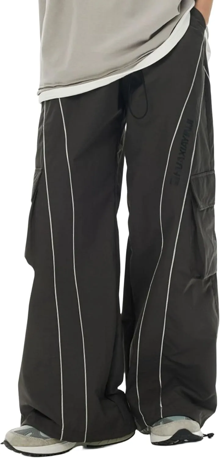 Men Cargo Pants Y2k Baggy Sweatpants Hip Hop Pants Y2k Fashion Track Pants Streetwear