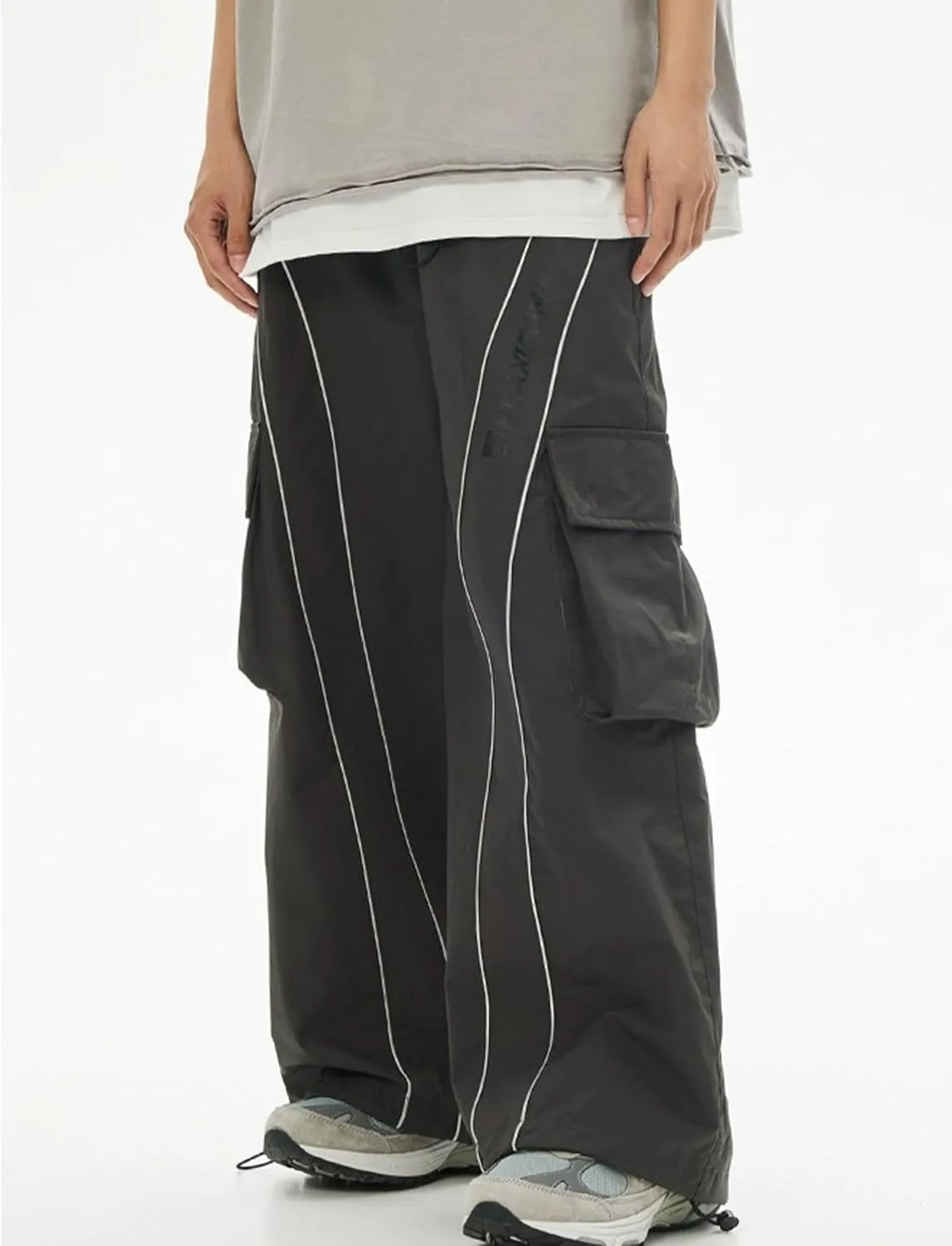Men Cargo Pants Y2k Baggy Sweatpants Hip Hop Pants Y2k Fashion Track Pants Streetwear