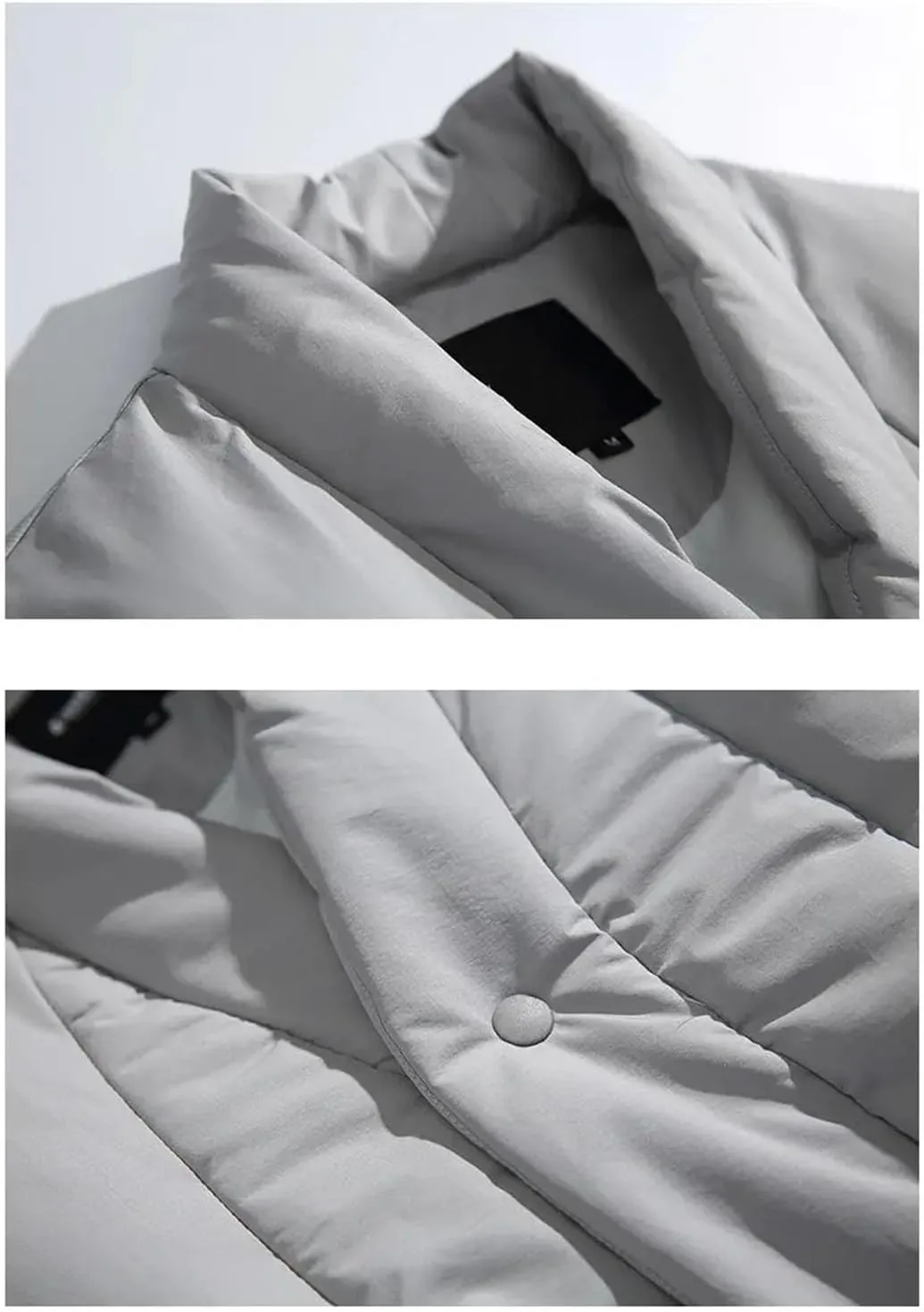 Men V-Neck Loose Casual Padded Cotton Parkas Jacket Kimono Cardigan Thicken Coat Outerwear