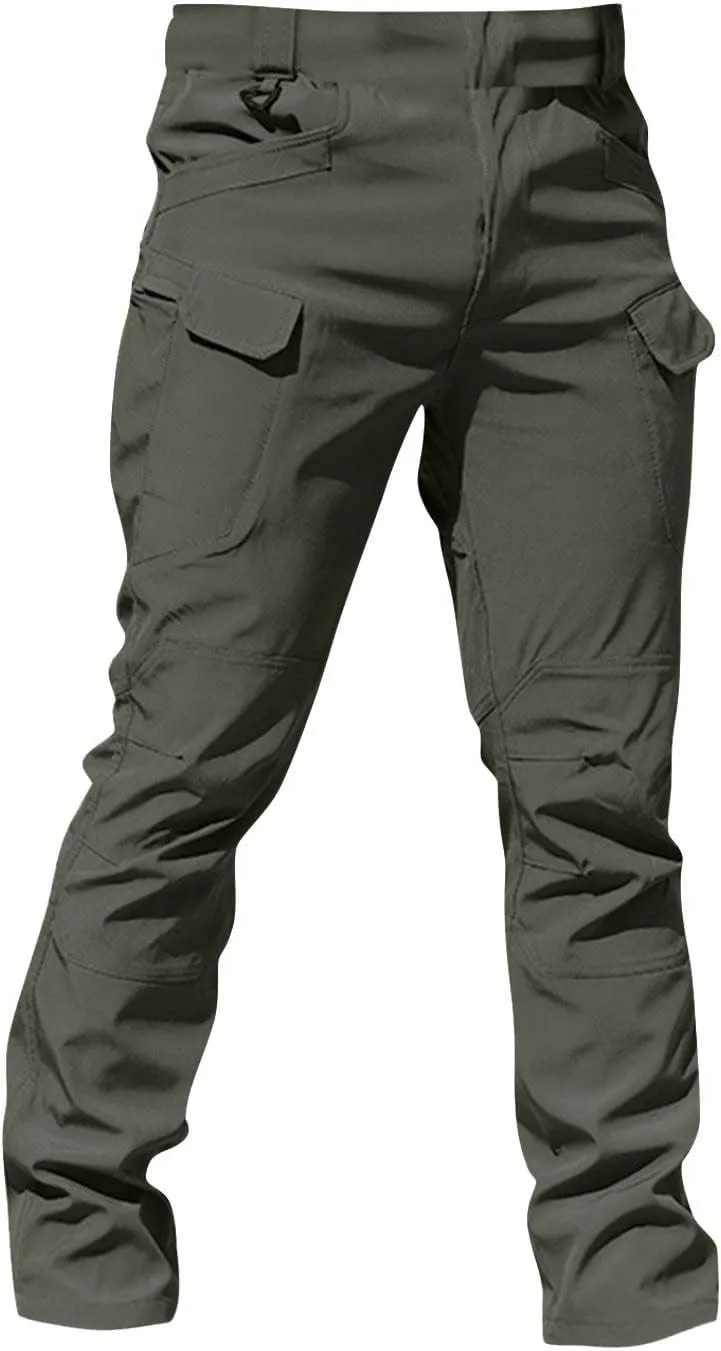 Mens Cargo Pants Mencomfy Athletic Slacks Wide Leg Lightweight Trousers Relaxed Fit Hiking Workout Joggers