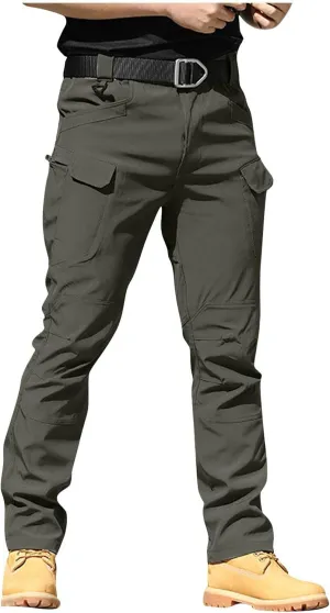Mens Cargo Pants Mencomfy Athletic Slacks Wide Leg Lightweight Trousers Relaxed Fit Hiking Workout Joggers